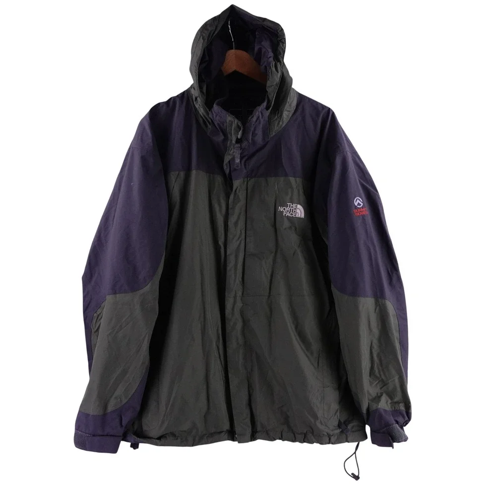 The North Face Summit Series Gore-Tex XCR Jacket Mens XL Green Gray ALVO Hooded